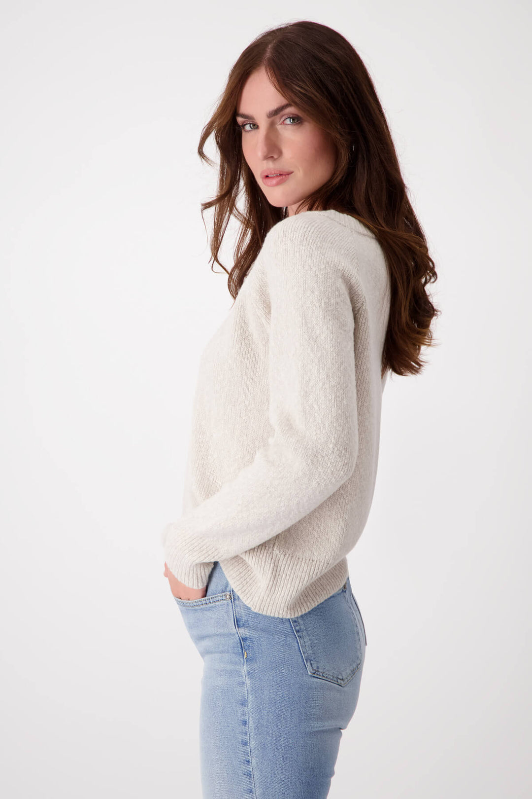 Stone Cut Out Sweater