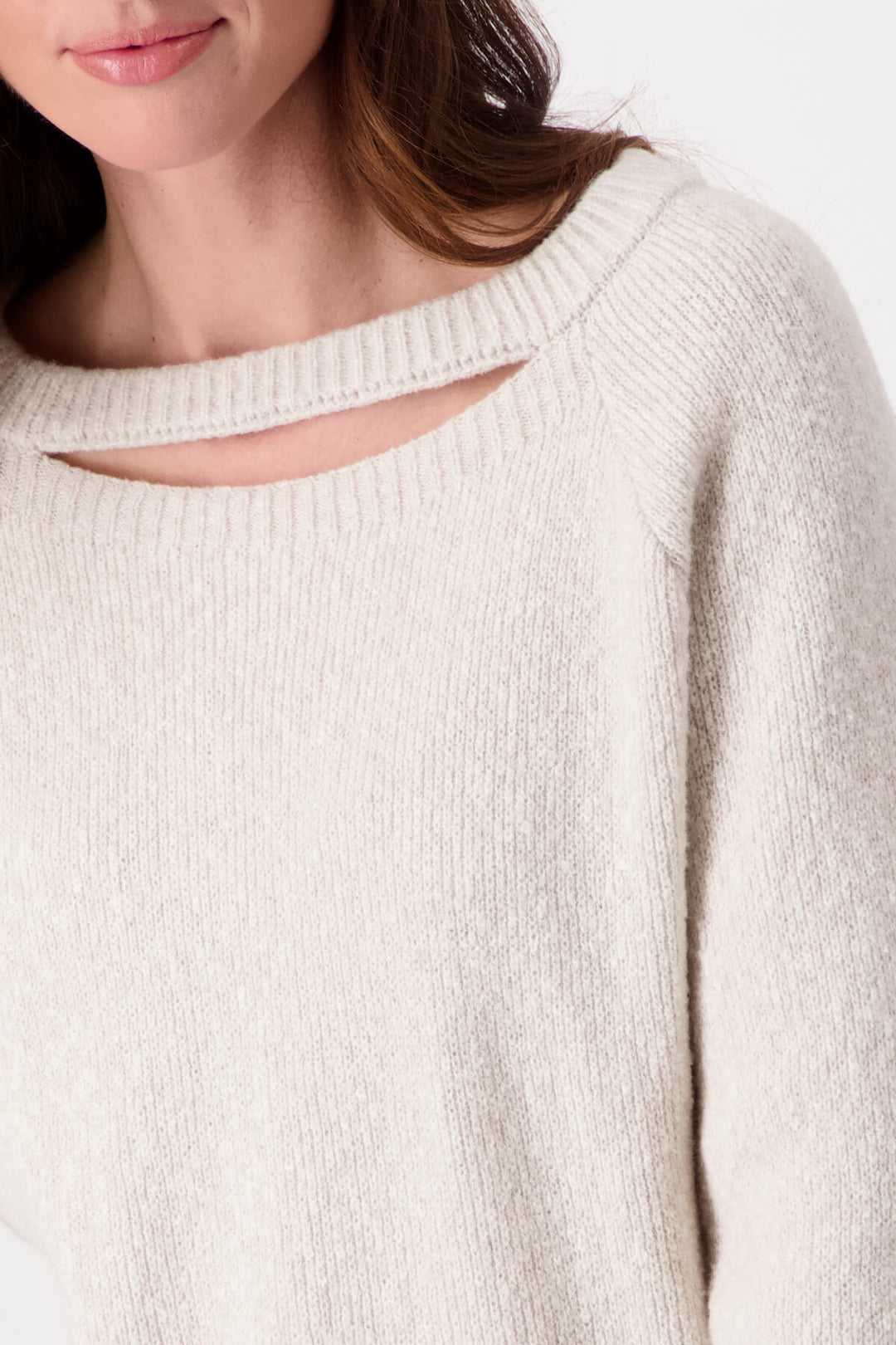 Stone Cut Out Sweater