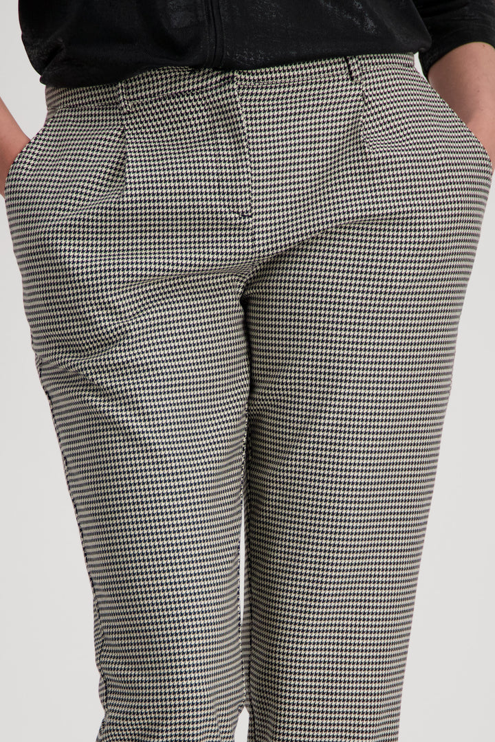 Schwarz Business Trouser - Houndstooth