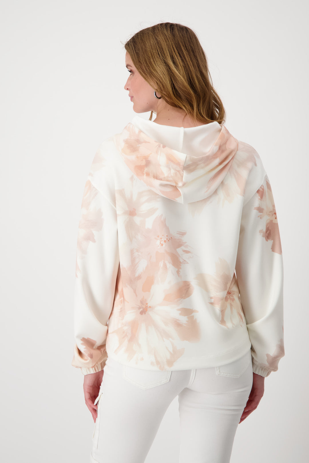 Peach Flower Hood Top