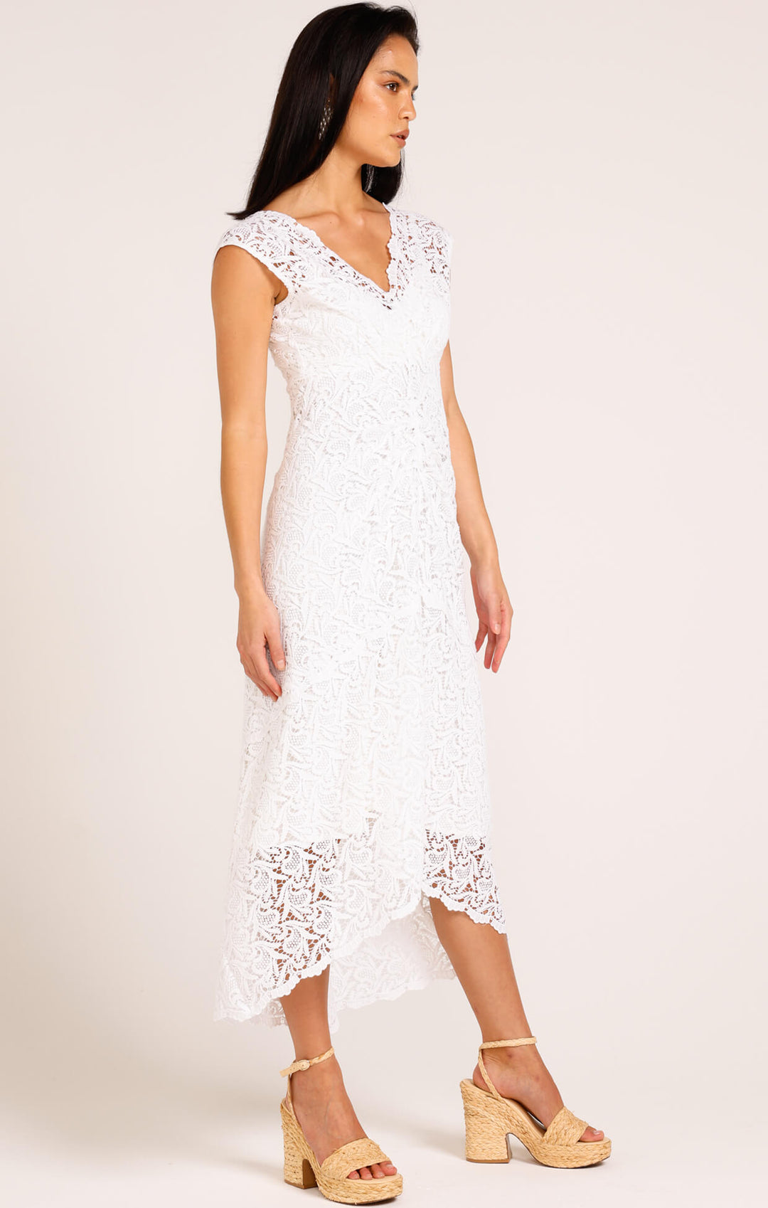 Don’t Be Light Dress - White Lace