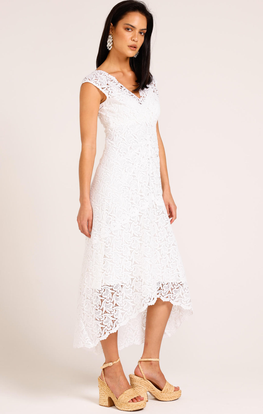 Don’t Be Light Dress - White Lace