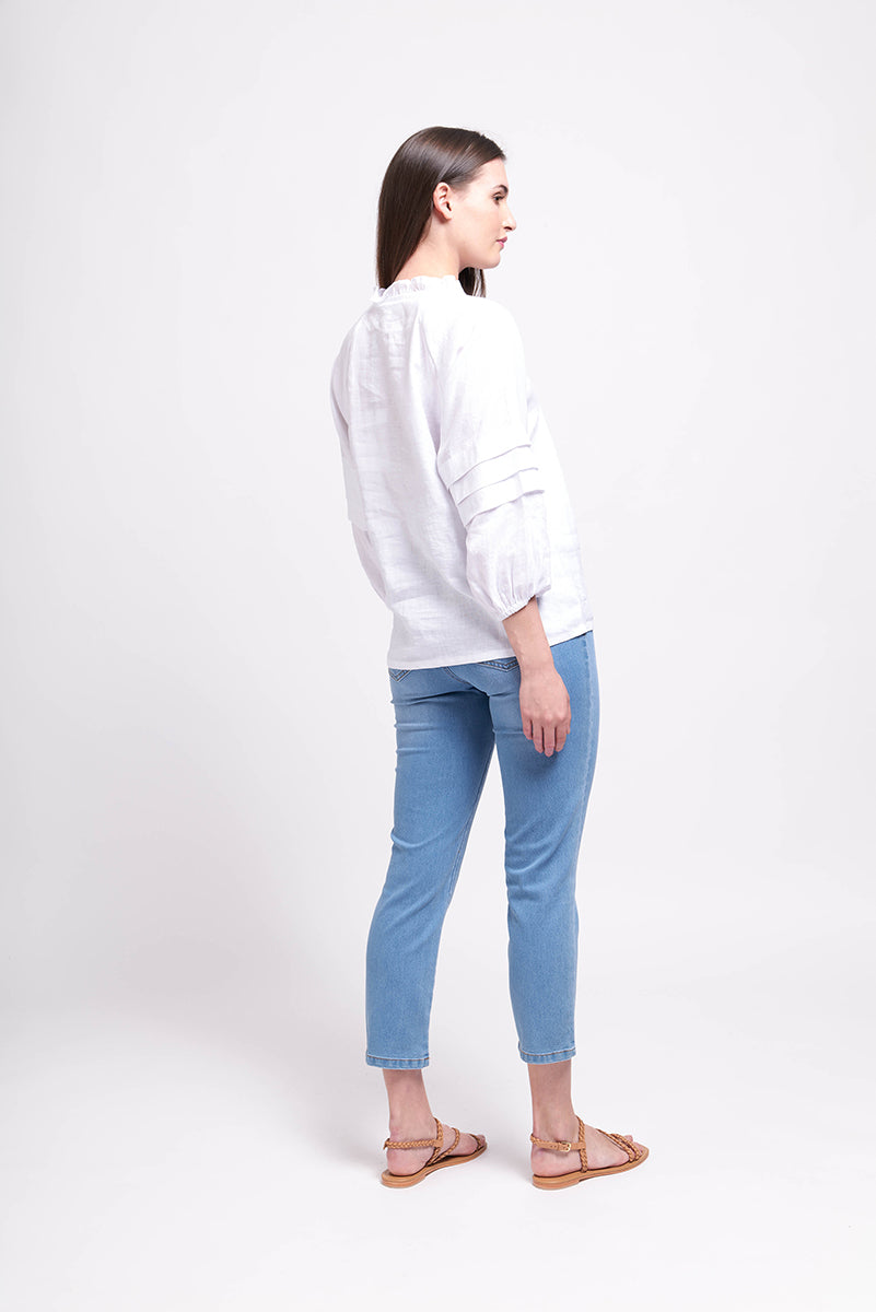 In The Fold Top - White