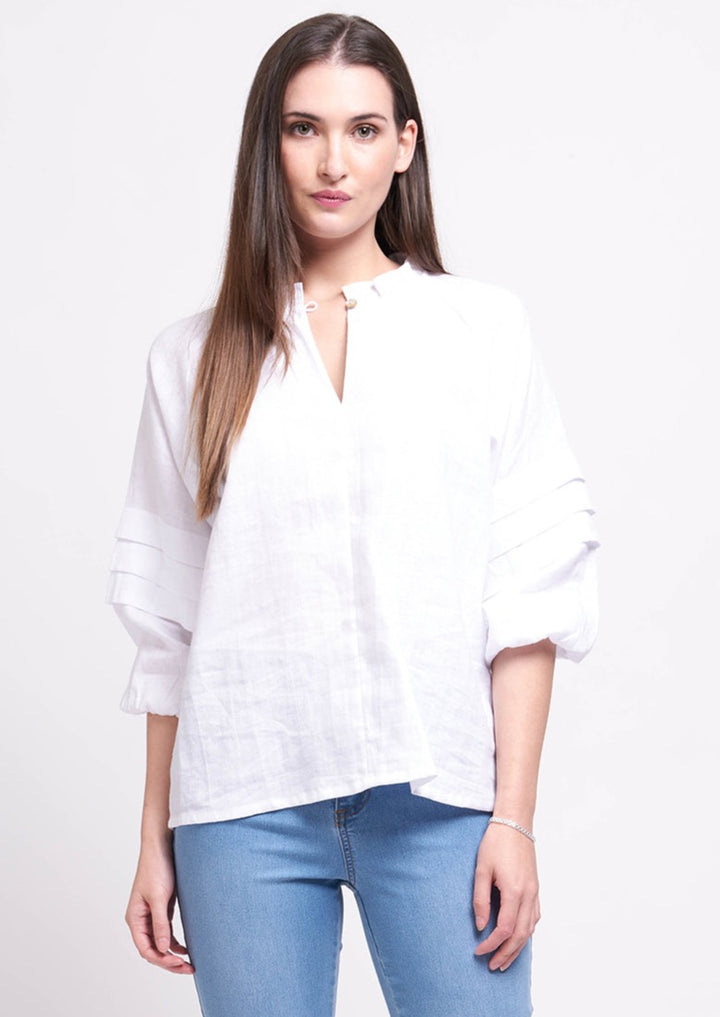 In The Fold Top - White