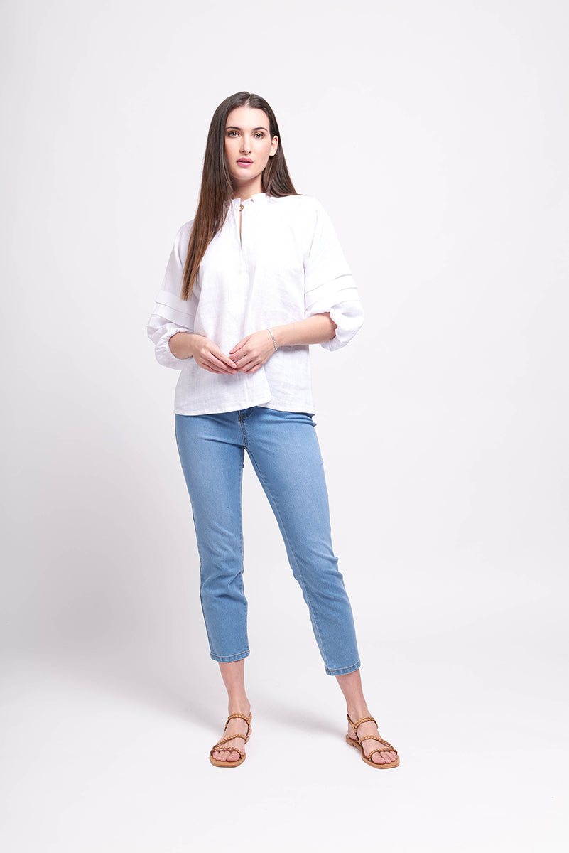 In The Fold Top - White