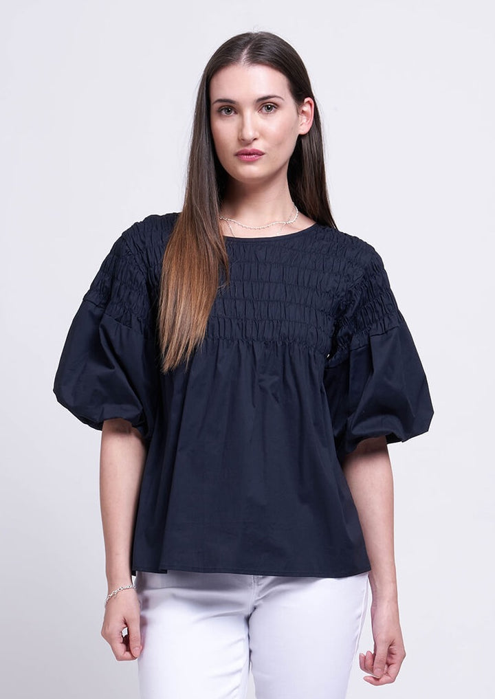 To Be Shir Top - Navy