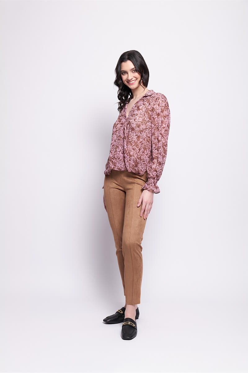 Gala Twist Blouse - Enchanting Pink