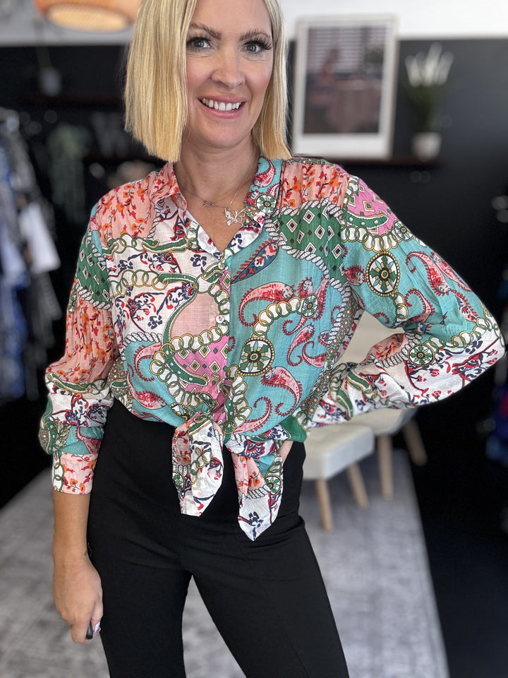 Giverny Print Shirt