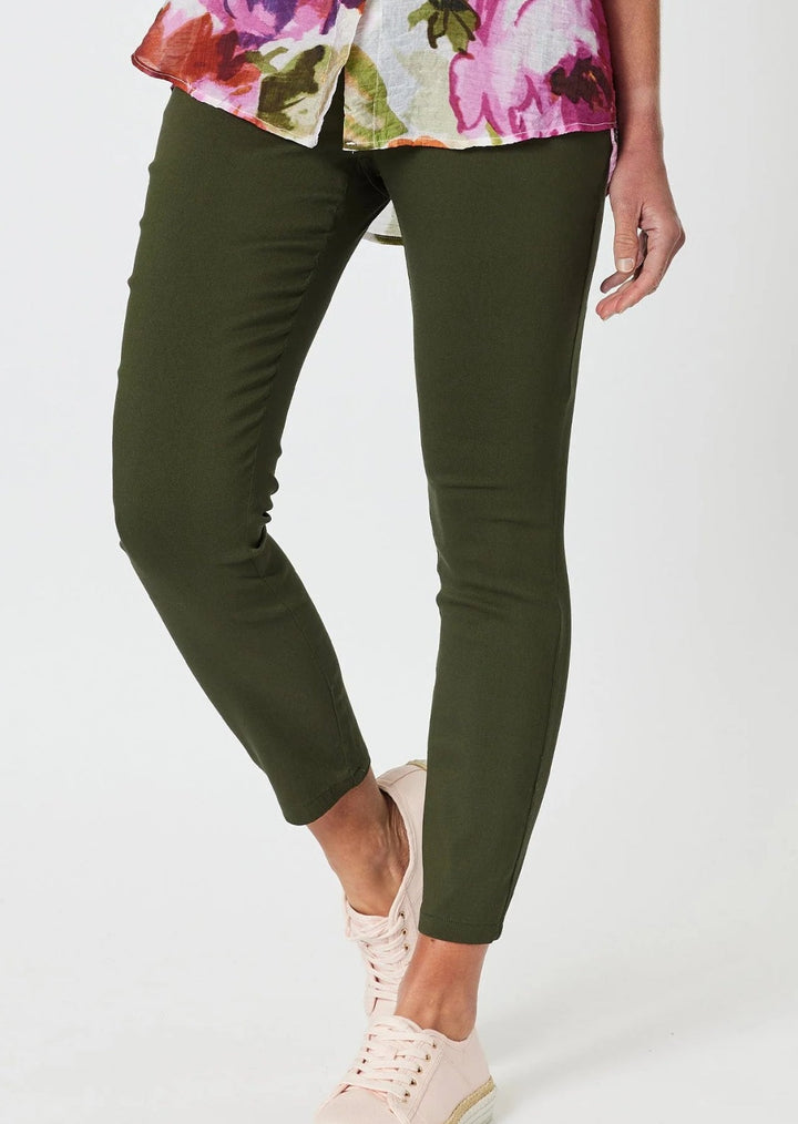 Mechanical Stretch Slim Leg Pant