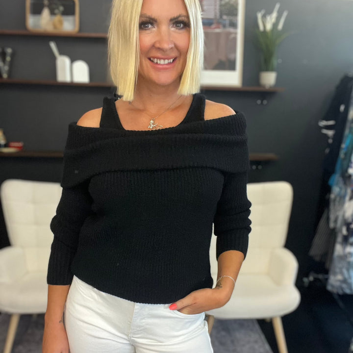 Charlotte Off the Shoulder Knit