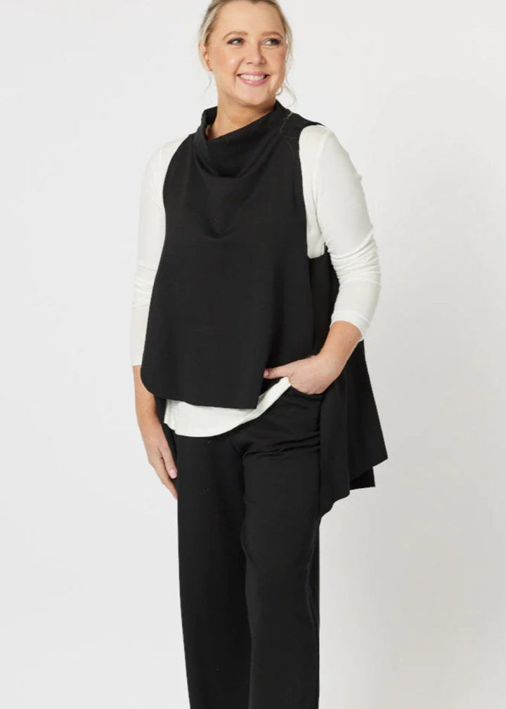 Cameron Layer Top - Black