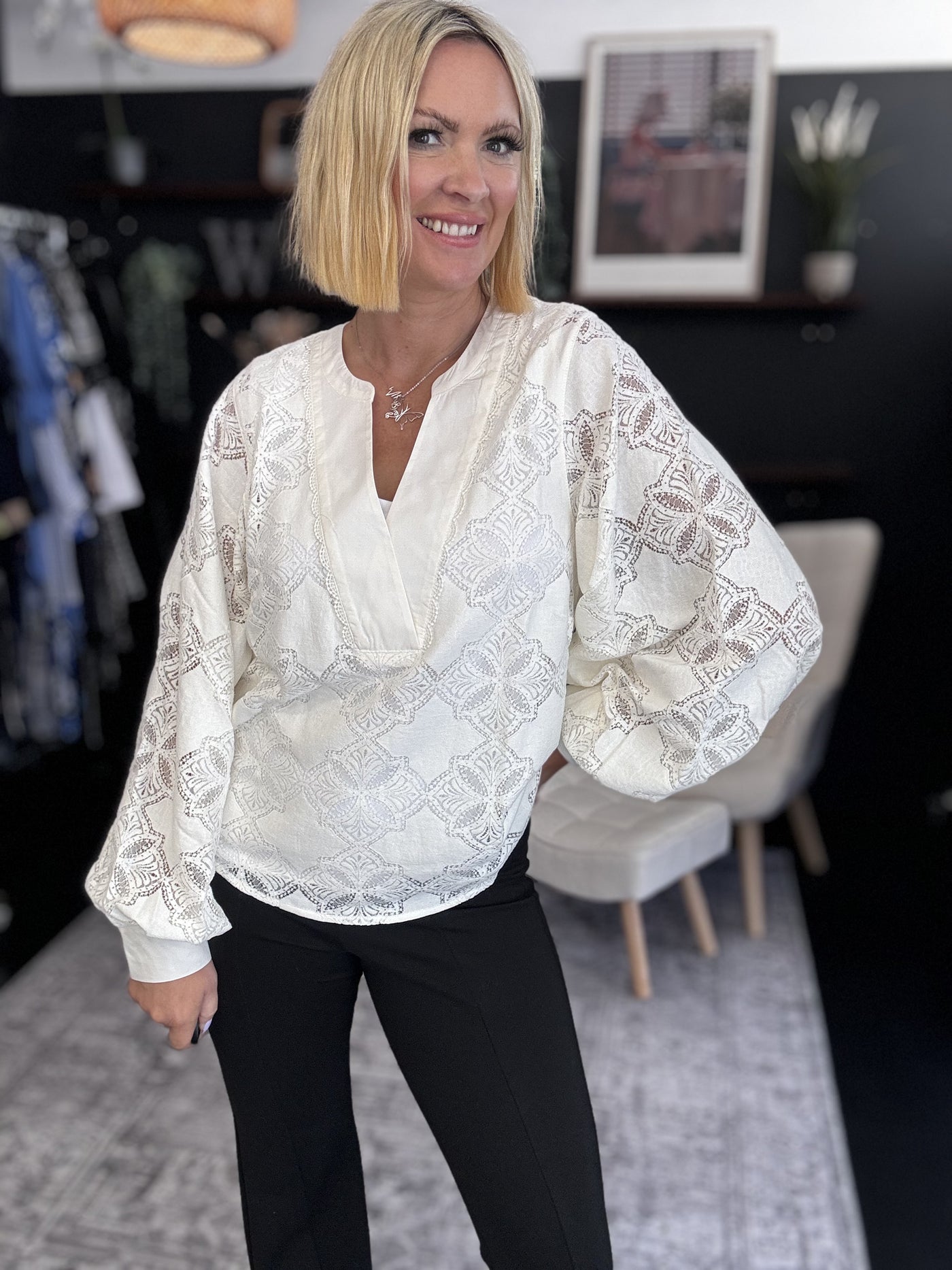 Yen Lace Blouse