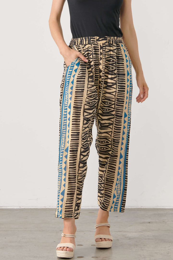 Printed Pants With Pockets