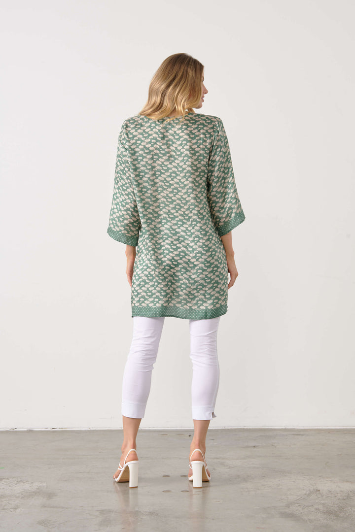 Ginko Leaf Tunic - Green