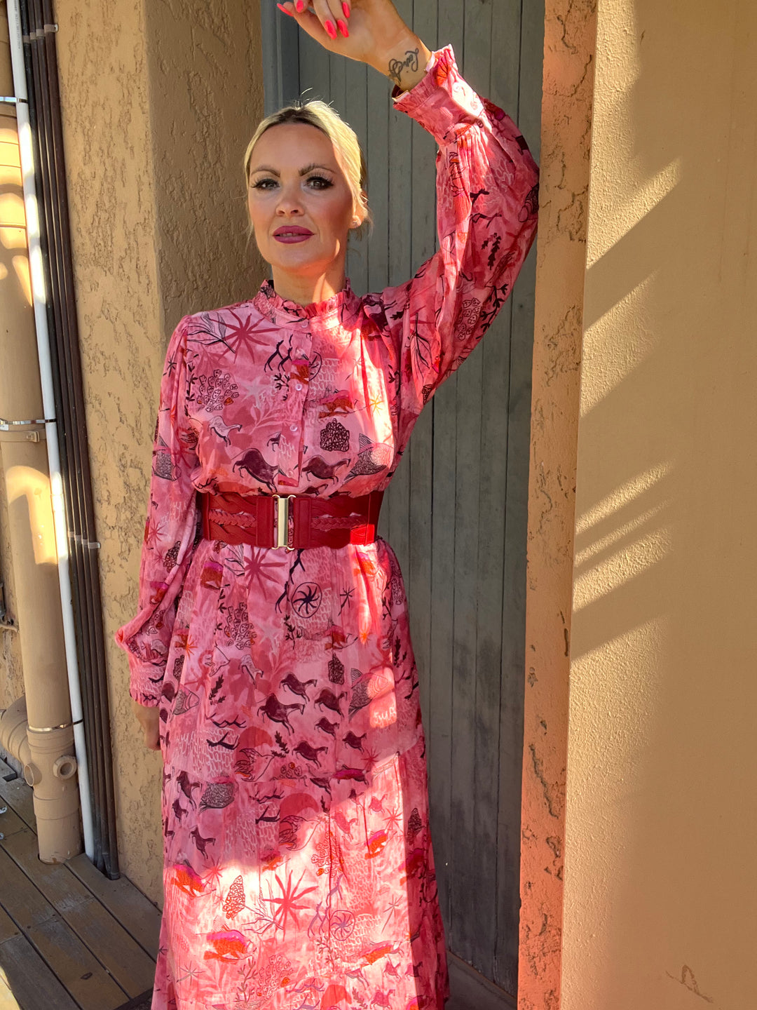 Fantastique Rose Maxi Dress