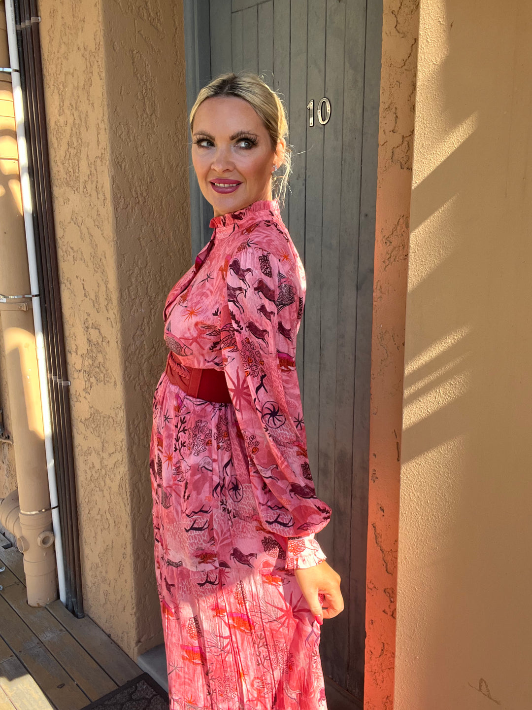 Fantastique Rose Maxi Dress