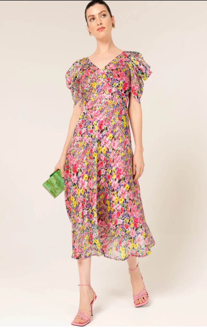 New Blooms Midi Dress