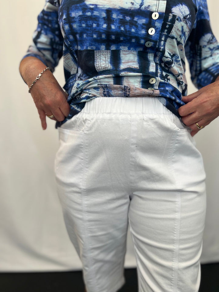 Capri Pant - White