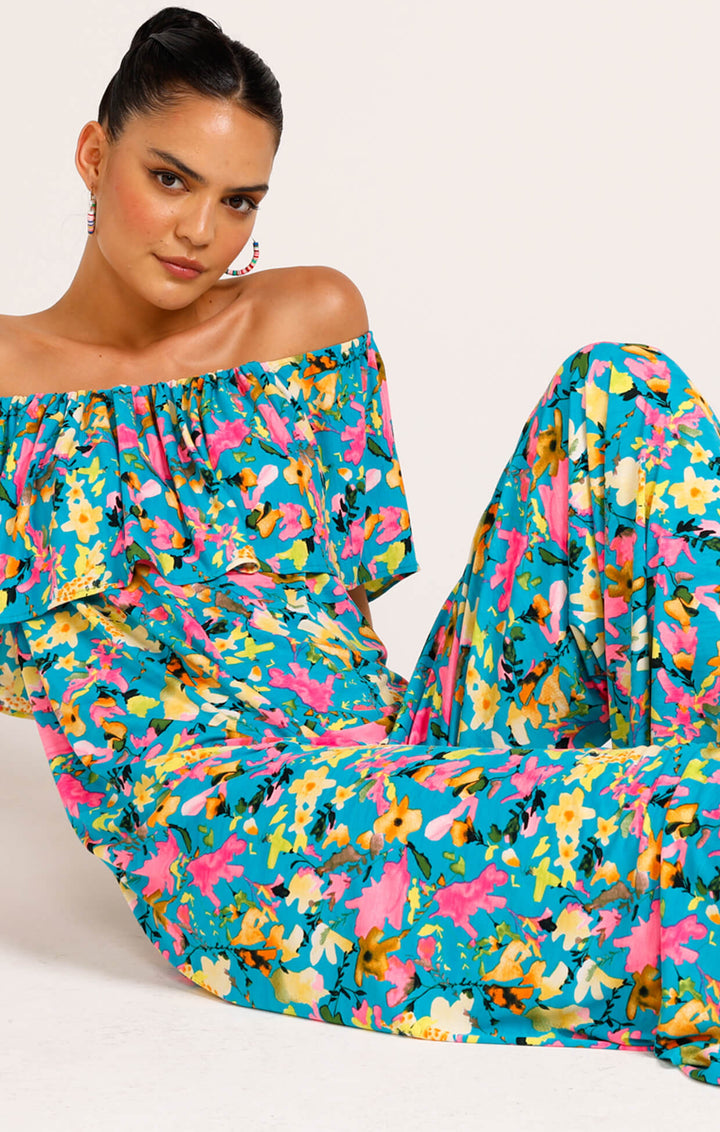 Fluoro Jardin Jumpsuit