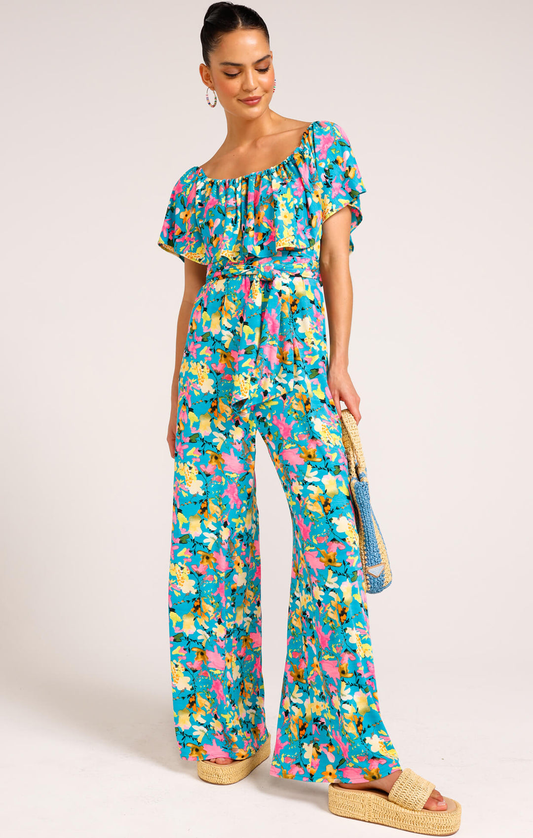 Fluoro Jardin Jumpsuit