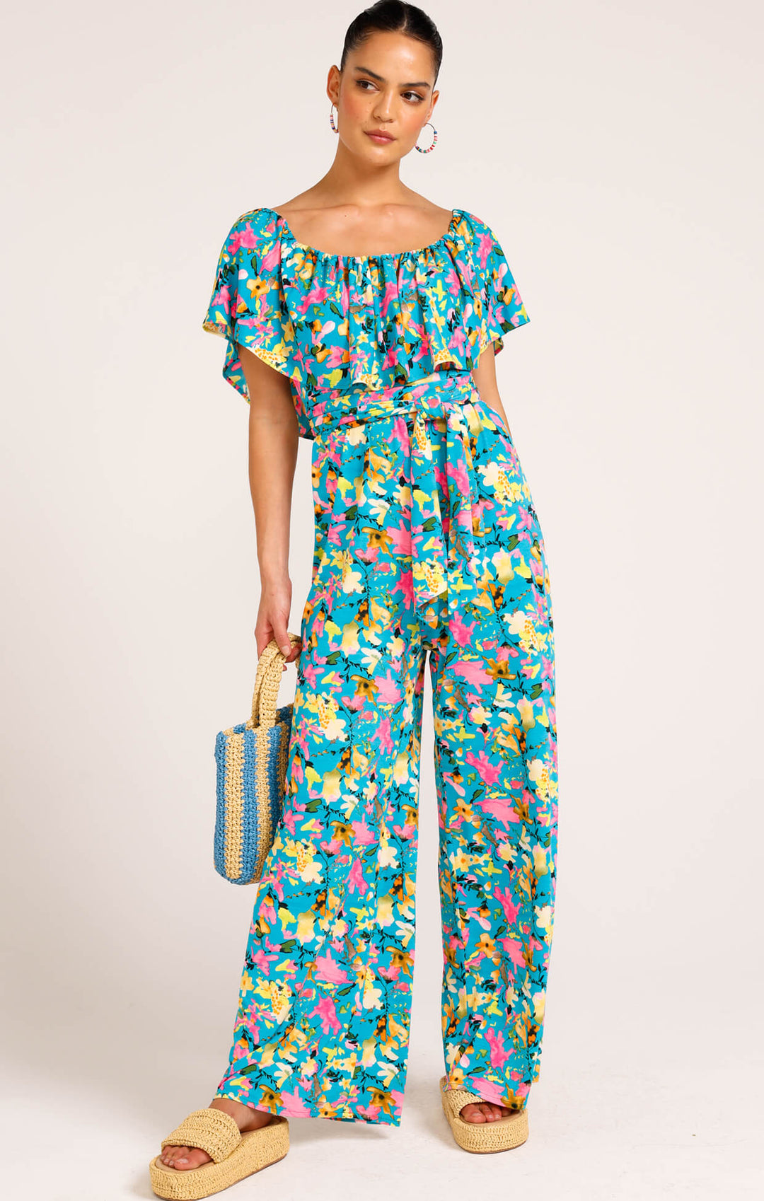 Fluoro Jardin Jumpsuit