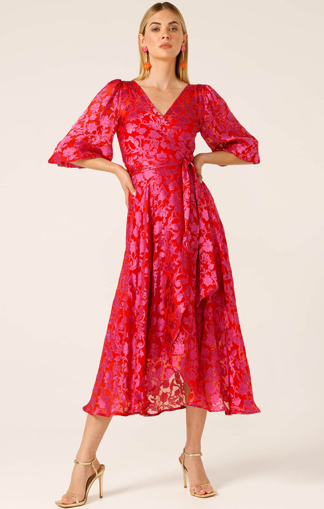 Lily Fire Wrap Dress