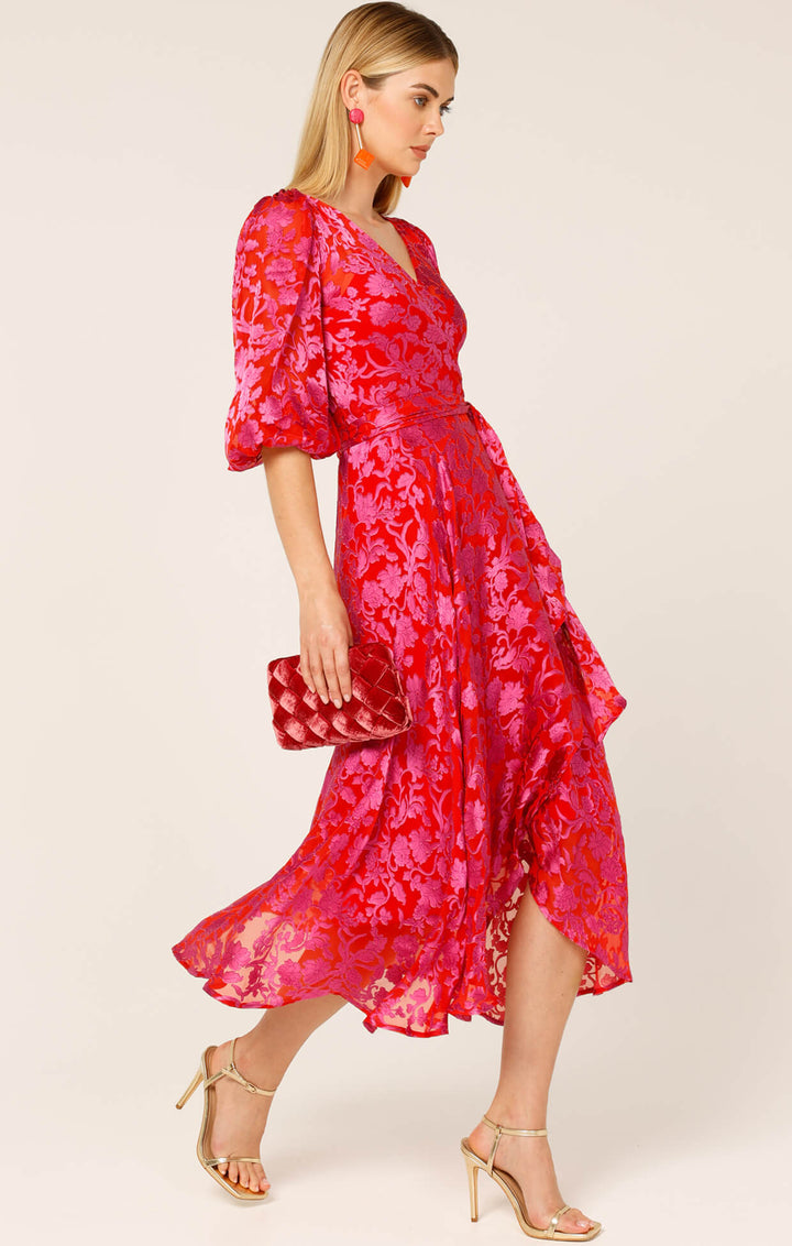 Lily Fire Wrap Dress