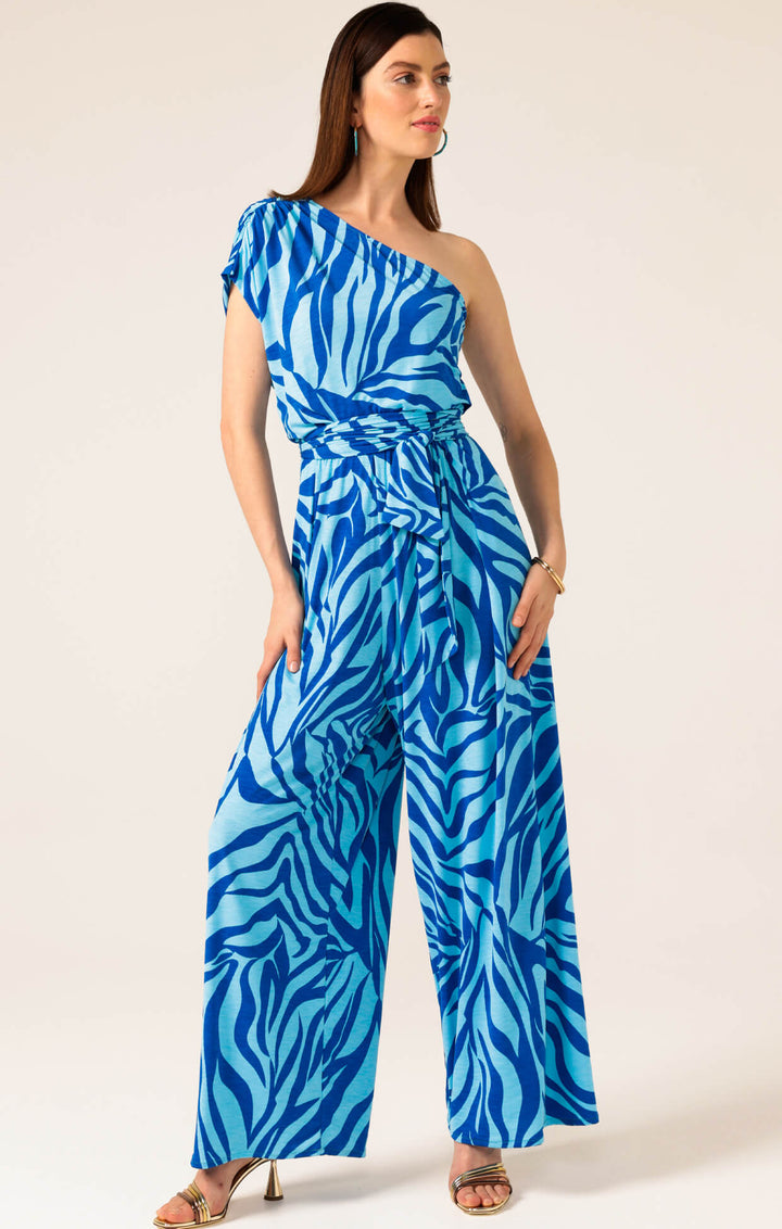 Queen Maxine Jumpsuit - Aqua