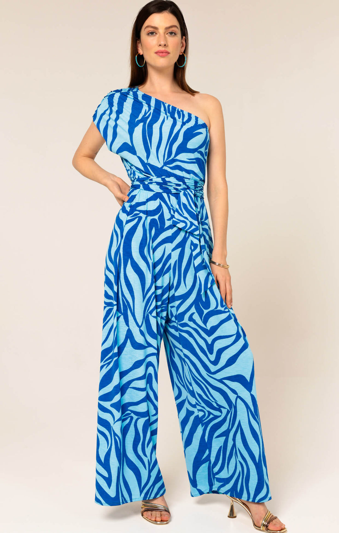 Queen Maxine Jumpsuit - Aqua