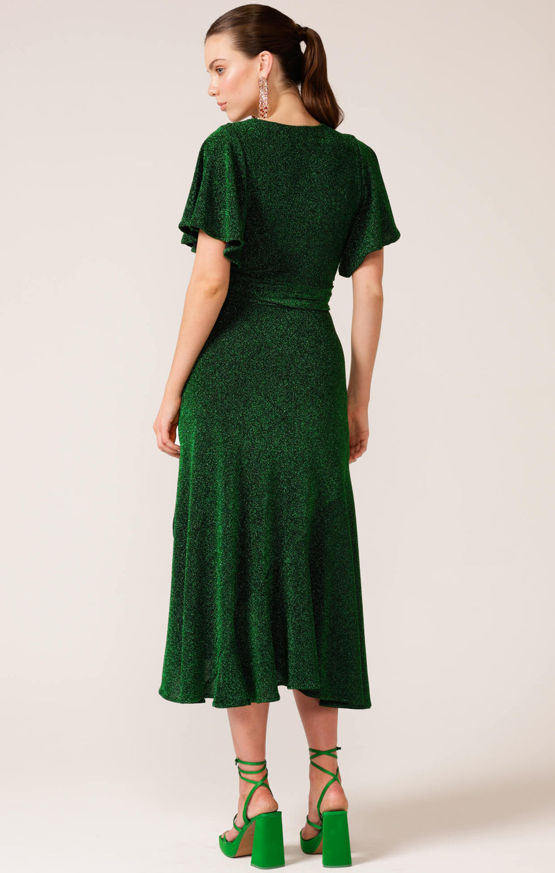 Stargaze Wrap Dress - Emerald