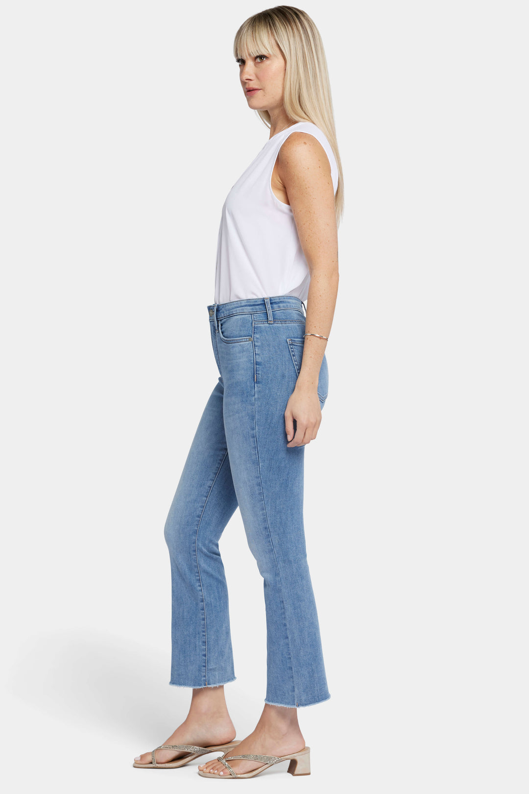 Slim Bootcut Ankle Fray hem - Crescent Shore