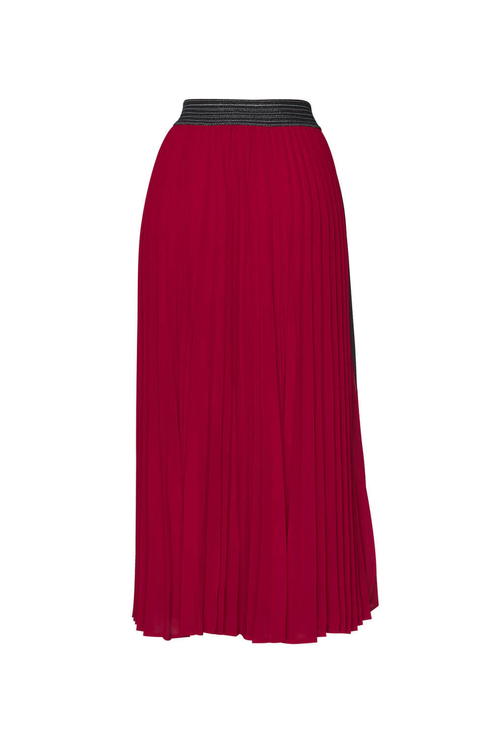 Just Pleat It Skirt - Red