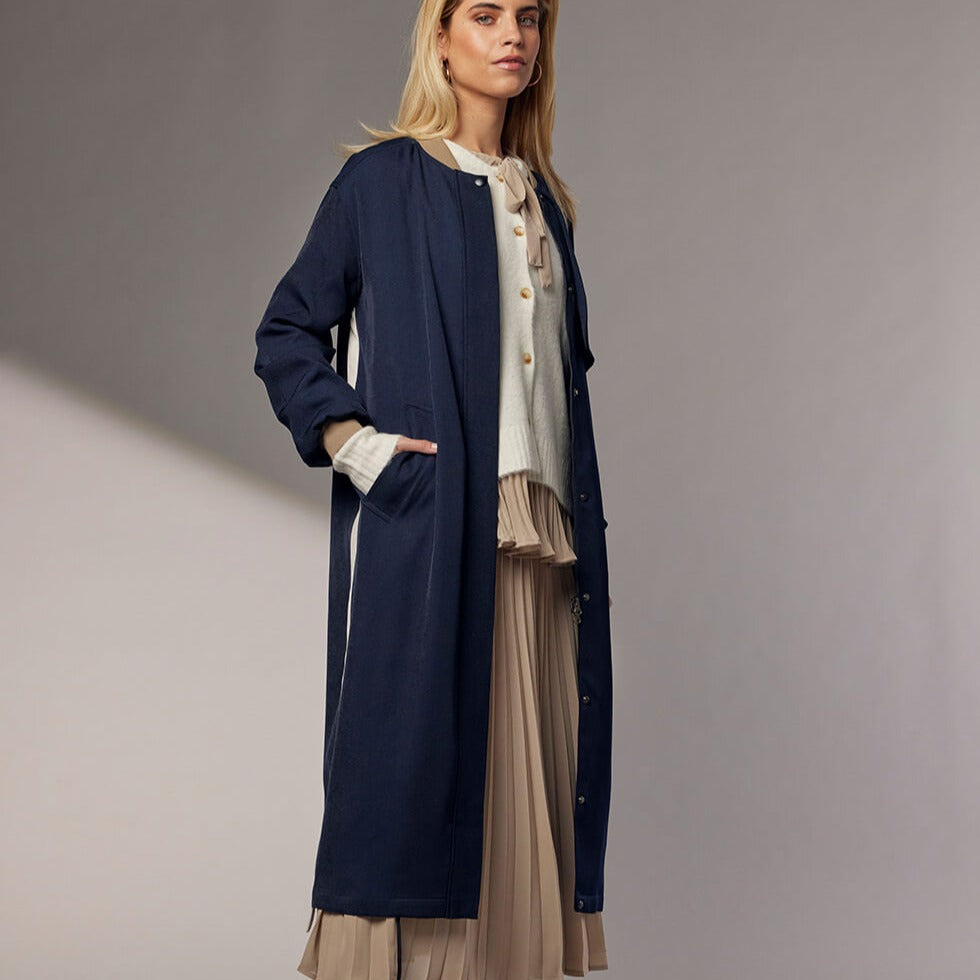 Matrix Coat - Navy