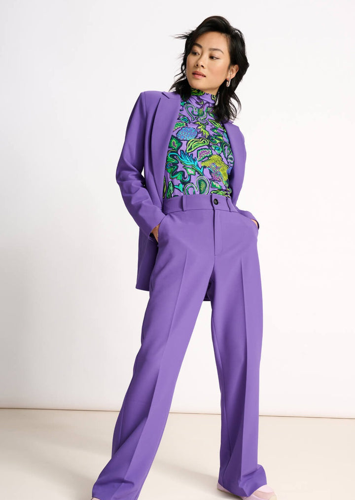 French Violet Wide Pants