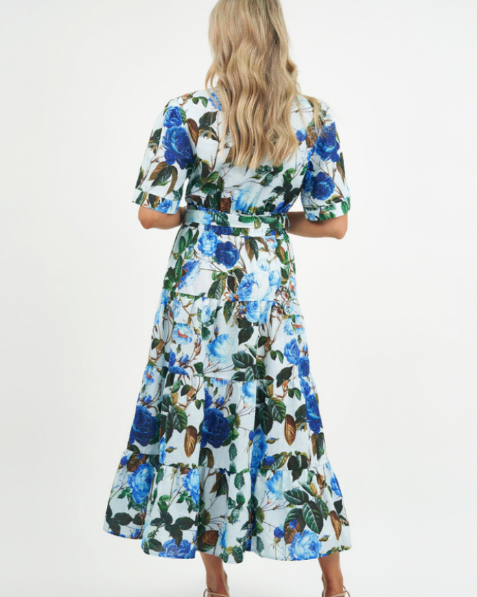 Sky Floral Dress