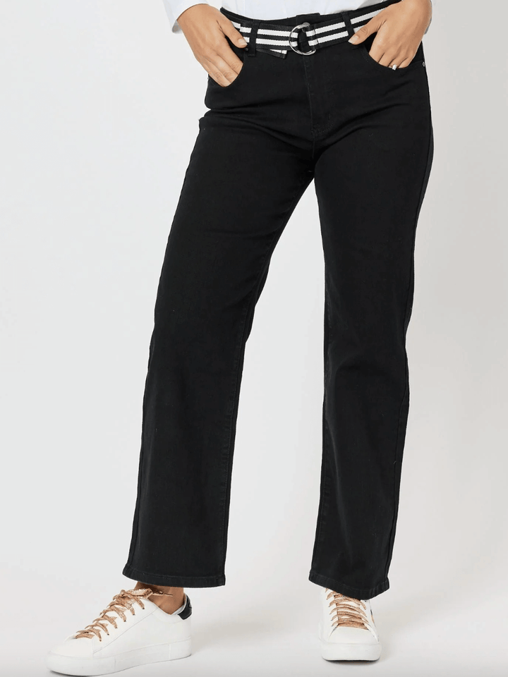 Vicki Bootcut Jean Black/Denim