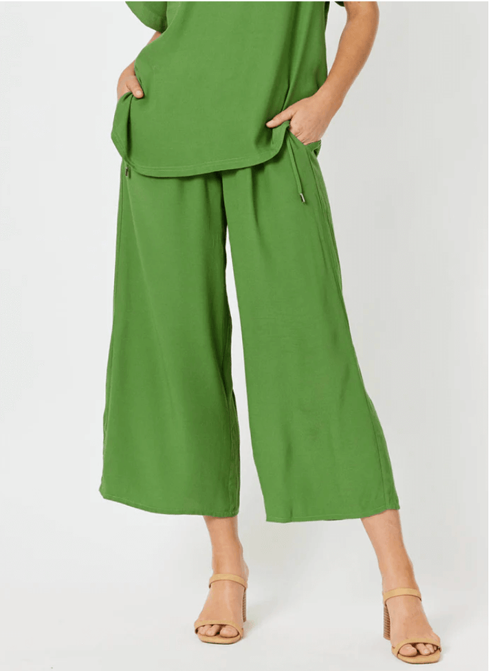 Louvre Luxe Pant - Green