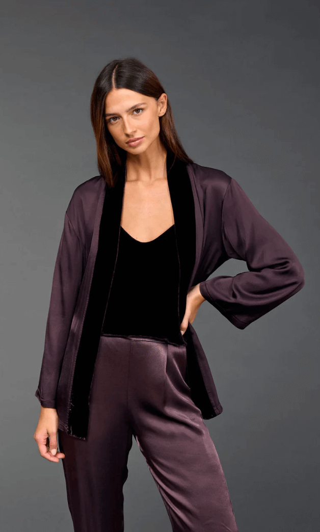 Amber Two - Material Kimono - Raisin