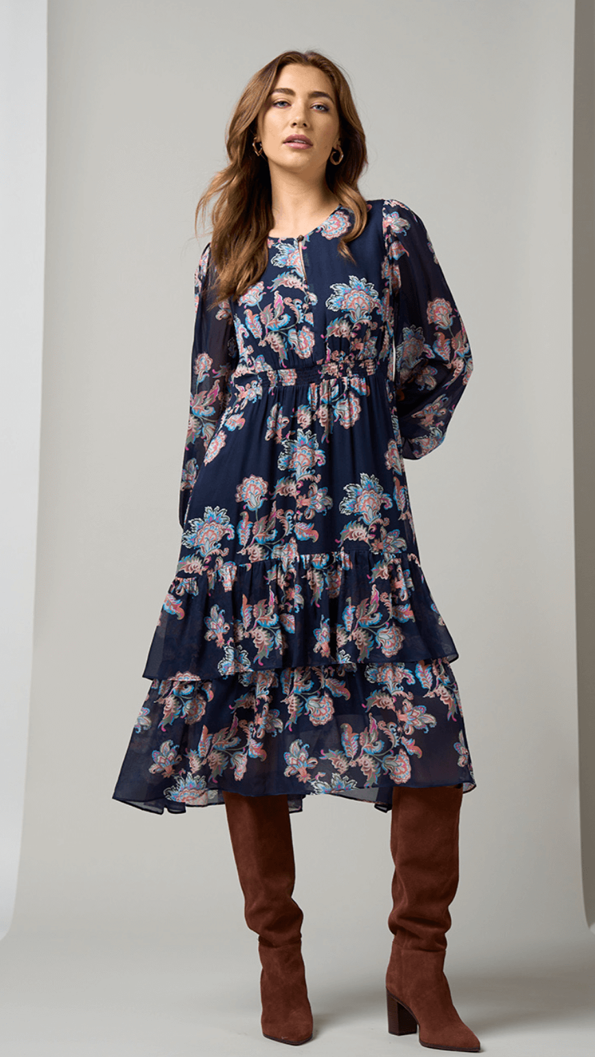 Chelsea Dress - Indigo