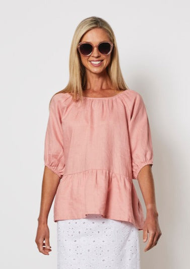 Ruffle Hem Top - Mango