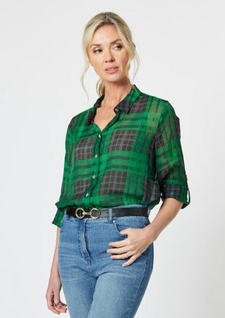 Tartan Check Shirt - Green