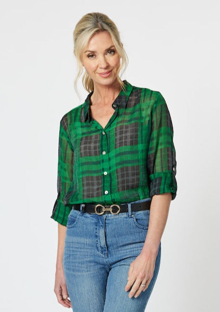 Tartan Check Shirt - Green