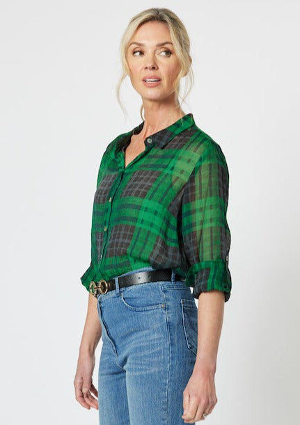 Tartan Check Shirt - Green