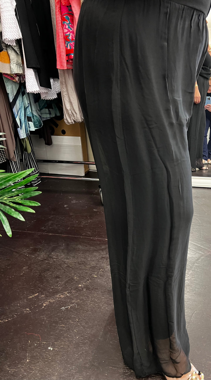 Silky Plain Pant - Black